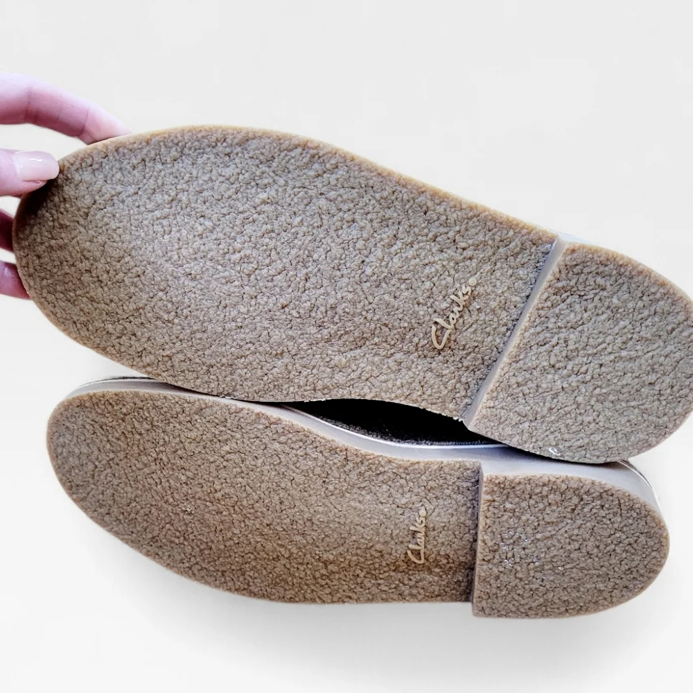 NWT CLARKS Bushacre 3 Sand Suede Desert Chukka Lace Up Boots Shoes 9 WIDE